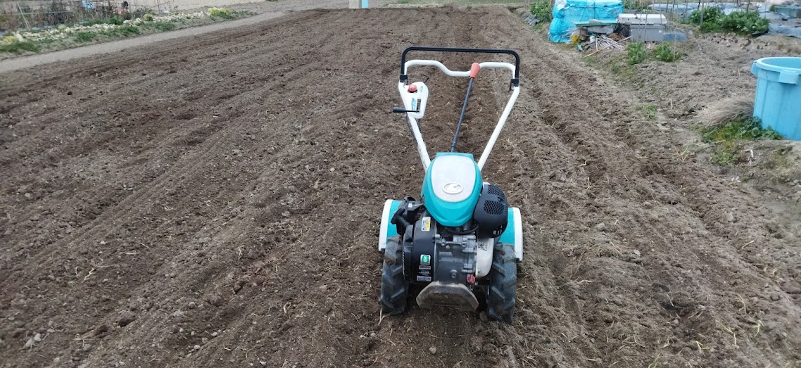 クボタの古い管理機（TR5000）で畑を楽に耕す